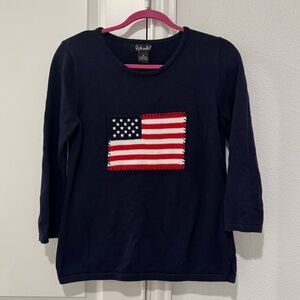 Patriotic American Flag Sweater Rafaella